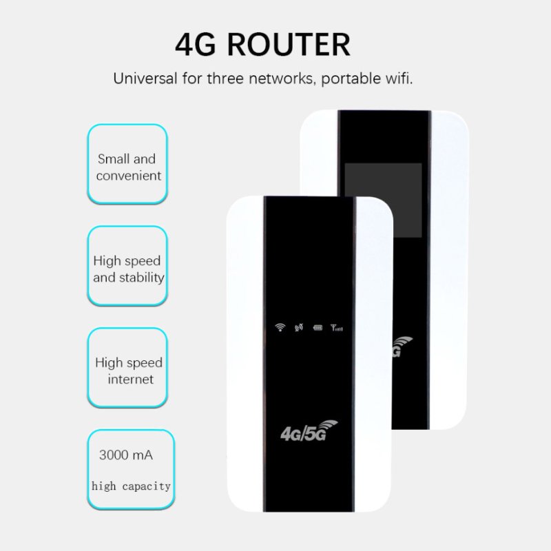 Unlocked 4G LTE Mobile WiFi Router M10 700MHz B2 B4 B28 Frequencies 3000mAh Battery Firewall Function Mini MIFIS Modem America